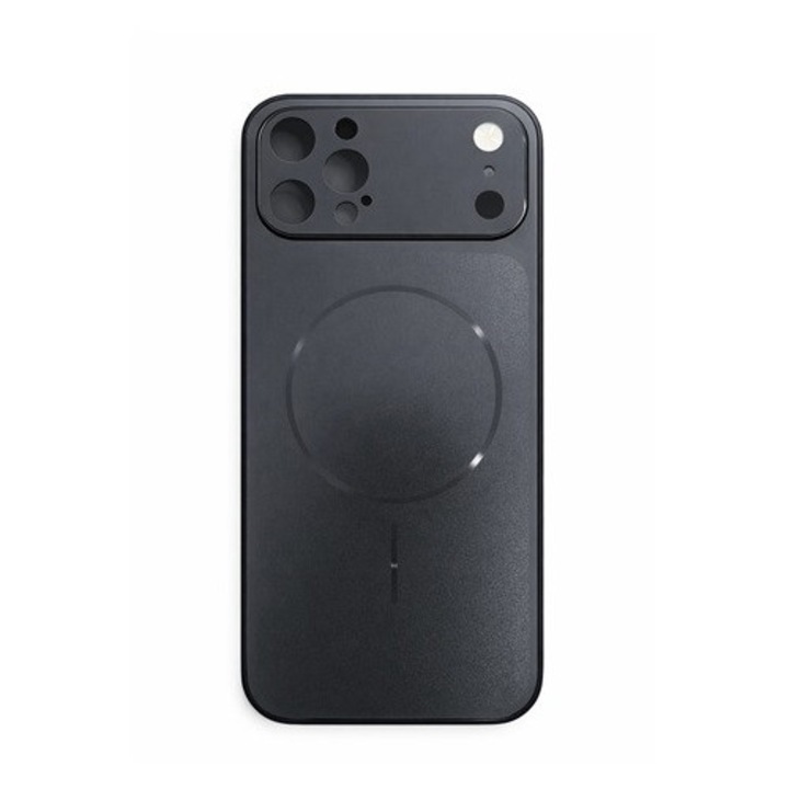 Husă pentru transformare iPhone 13 PRO în iPhone 17 Pro, Miromoto, protecție camere, albastru închis, material TPU