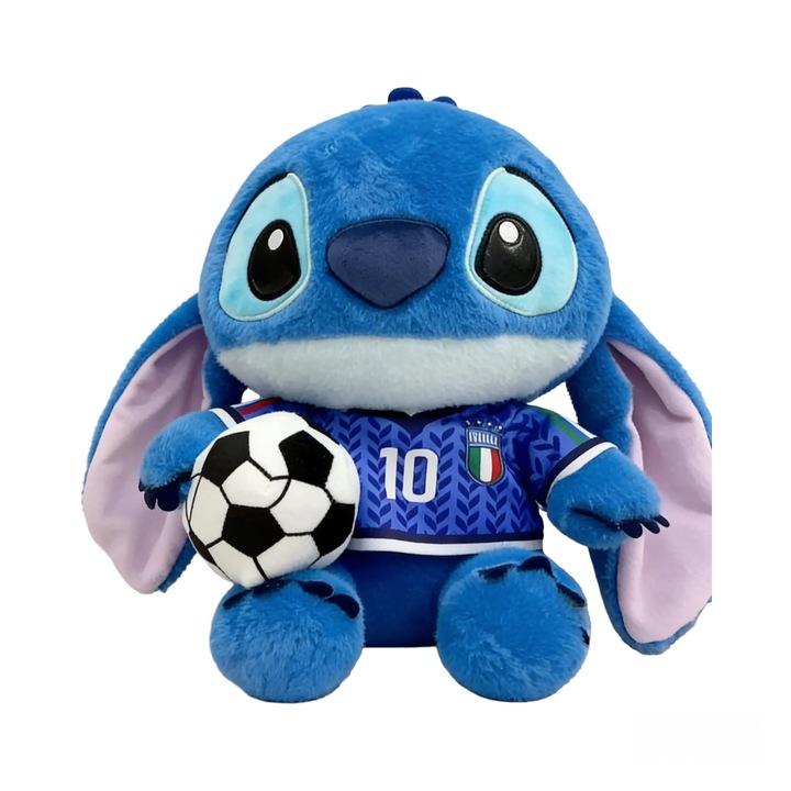 Jucărie interactivă, Virtual Trend, Stitch Football Star, 22 cm, albastru închis