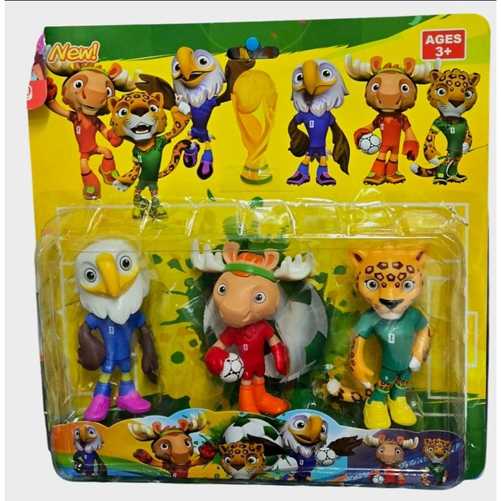 Set 3 figurine fotbalisti