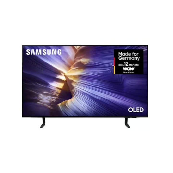 Televizor OLED Samsung GQ42S94FAEXZG S94F, 4K Vision AI (2025), 106 cm, 4K UHD, HDR, Smart TV, control vocal (Alexa, Google Assistant)