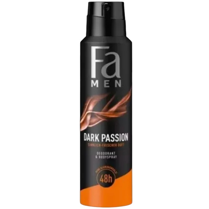 Deodorant Fa Deo Men 48h, Dark Passion, 150ml