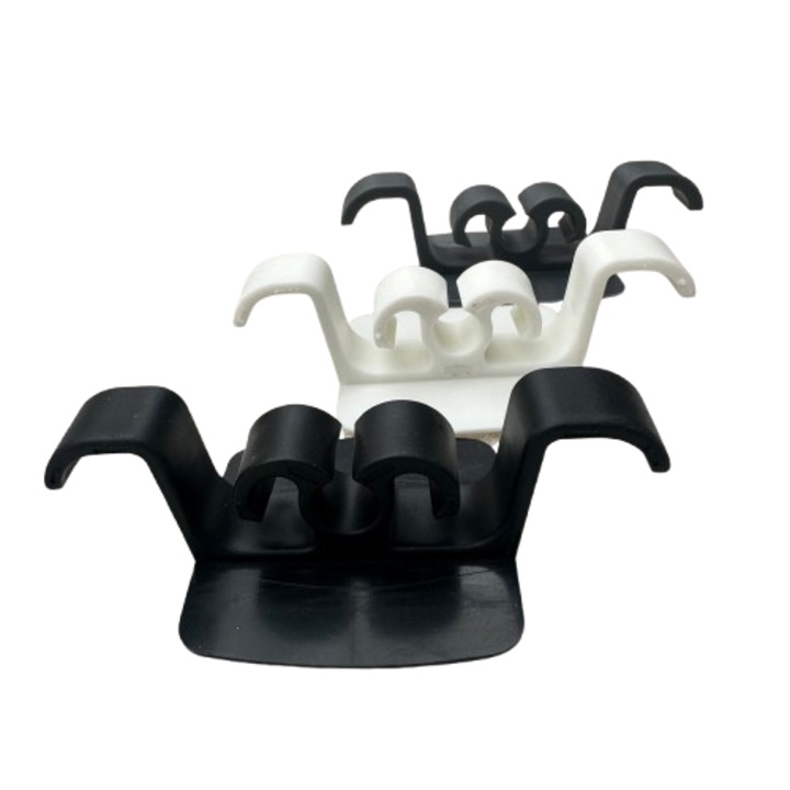 Set 3 organizatoare cabluri, universal, 3 culori diferite