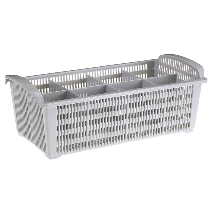 Cos pentru tacamuri, Bora, 8 compartimente, polietilena