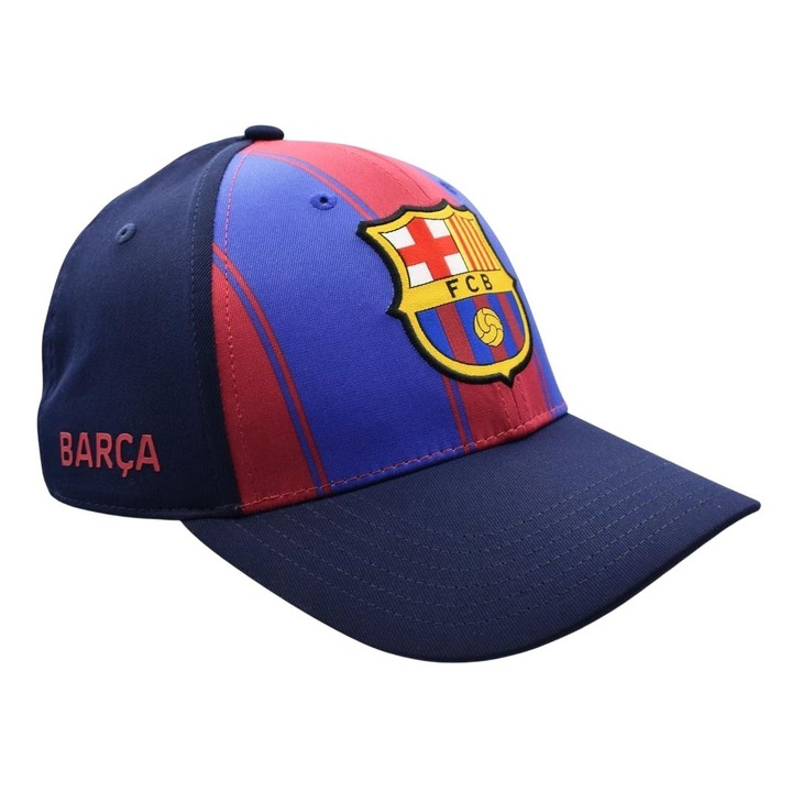 Sapca Oficiala FC Barcelona 5001GBBIL Licentiata Caciula Sport Eleganta Unisex Reglabila Bleumarin Marime Universala Echipa de Calitate Superioara Confortabila Durabila