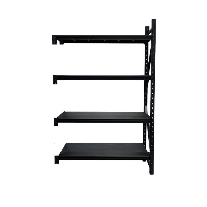 Extensie-Raft profesional pentru depozitare-L1200 x l400 x H2000 mm -100KG/NIVEL-Black