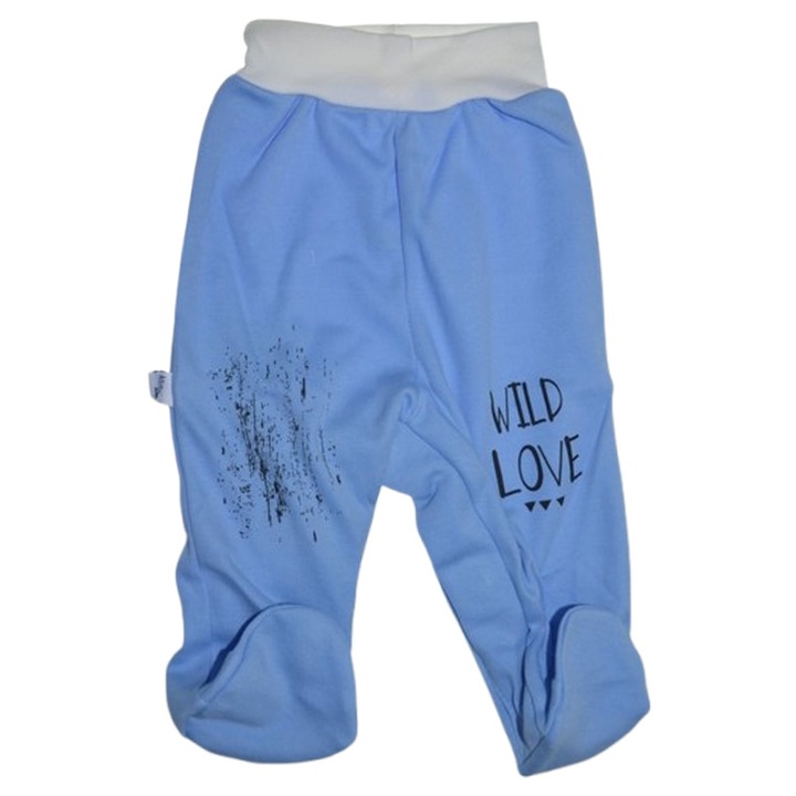 Pelenkás nadrág, mágneses záródású, csecsemőknek, Koala DZIKI MIS K998-68, Kék 68 CM