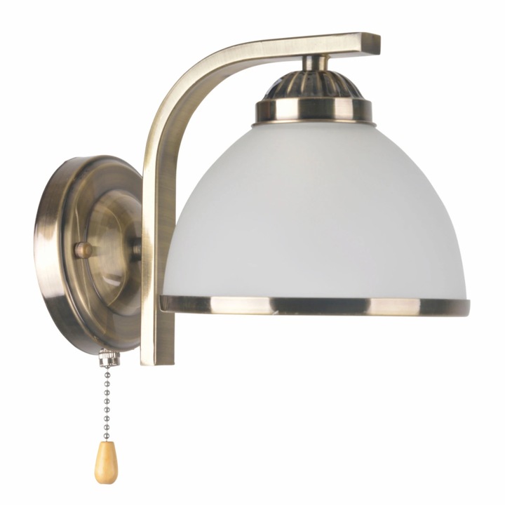 Aplica Klausen Darla LY-3311, bronz + alb, 1 x E27, 150x230x220mm