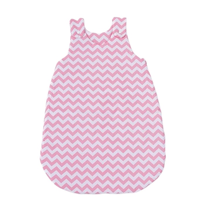 Sac de dormit, fara picioare, din bumbac, pentru bebelusi, Belisima SMJ0203R, Roz