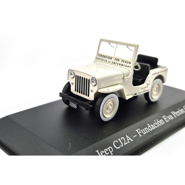 Jeep Willys CJ2A (1948) - Fundacion Eva Peron - Edicola - 1:43