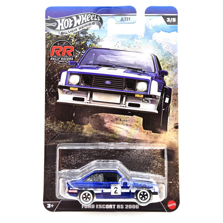 Hot Wheels Silver Series Rally Racers - Ford Escort RS 2000 - Hot Wheels - 1:64