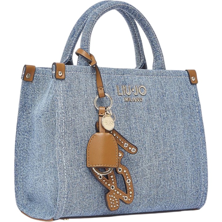 Чанта Liu Jo Jacquard light denim Син
