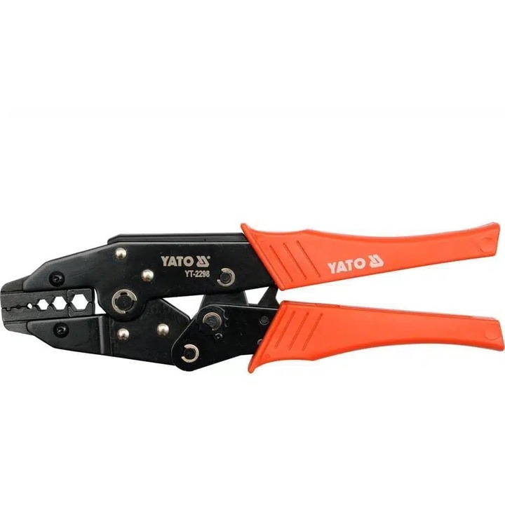 Cleste sertizat conectori RG6/RG62 Yato YT-2298 / Precizie si eficienta in conexiuni coaxiale, Durabilitate si control, YATO