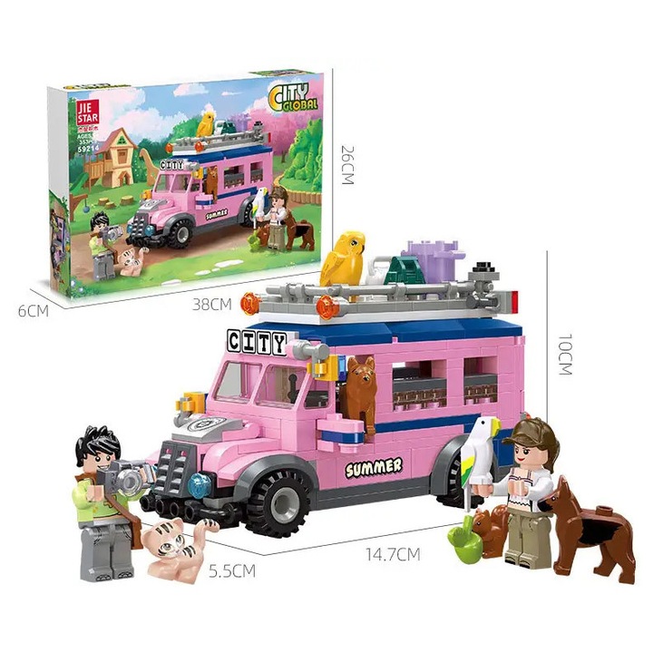 Конструктор JIESTAR 59214 приключение на открито 353 части