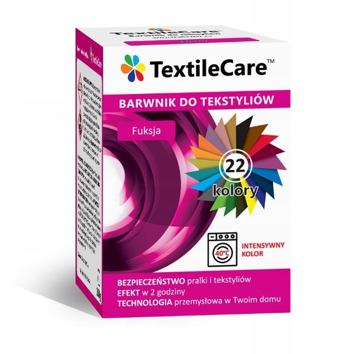 TextileCare® ruhafesték, 350 g. Fucsia