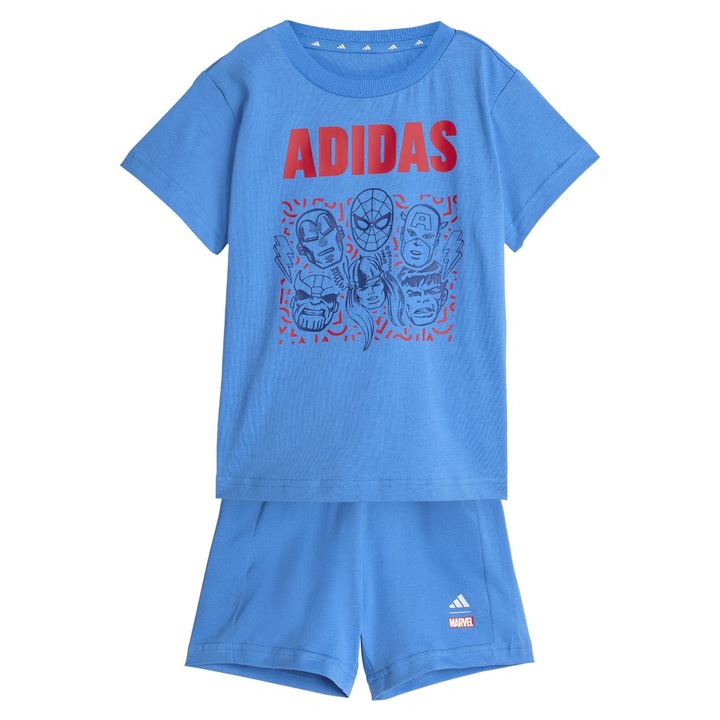 Trening copii, adidas, MRVL AV T SET, albastru, Albastru