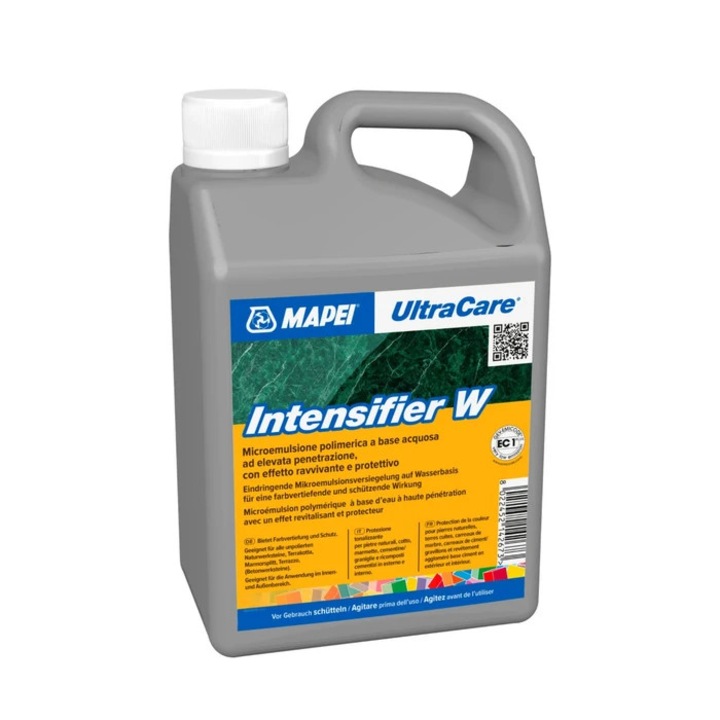 Mapei UltraCare Intensifier W oldat természetes kő színének intenzívebbé tételére, fényes felület, 1 L