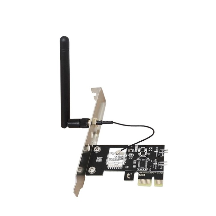 Controler WiFi pentru Pornire, Oprire si Restart PC, compatibil cu Tuya, Alexa si Google Assistant, montare slot PCI, consum redus de energie