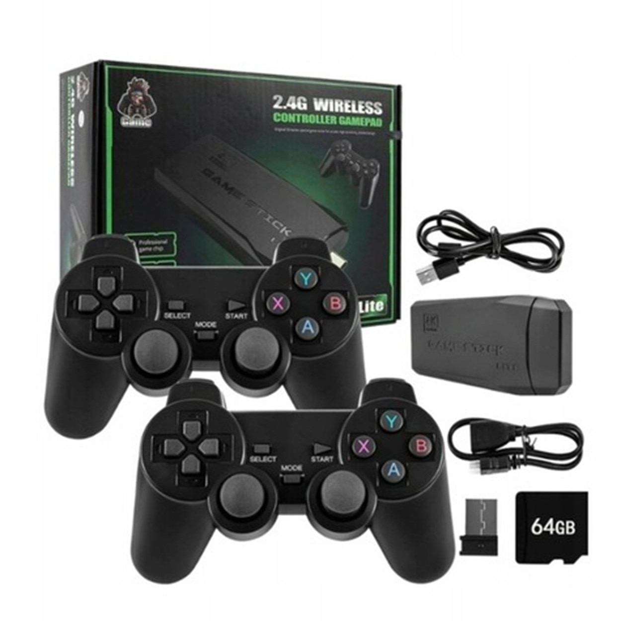 Consola Retro HDMI 22073 Jocuri 2 Controlere Wireless GameStick Lite 4K TV