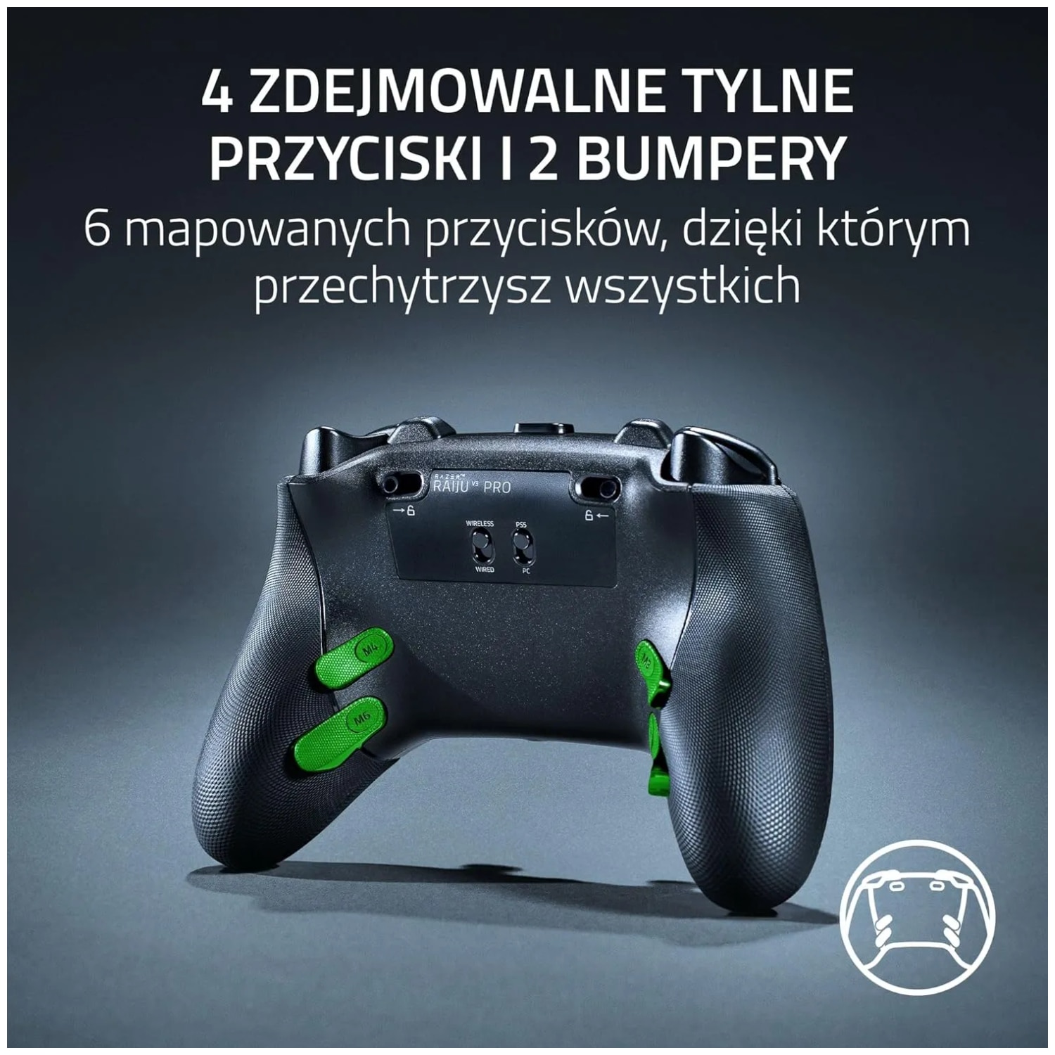 Pad Razer Raiju V3 Pro do PS5, PC Bezprzewodowy Czarny - eMAG.ro