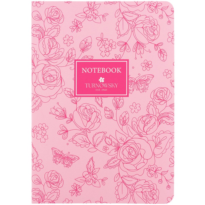 Caiet A5 80 file cu patratele, Morning Dew, Axent