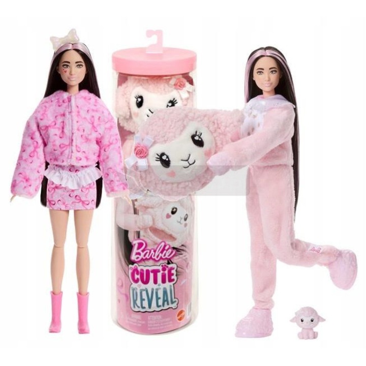 BARBIE CUTIE REVEAL ÉDES MASNIK BÁBÚ ÉDES BÁRÁNY JELMEZBEN JJP66