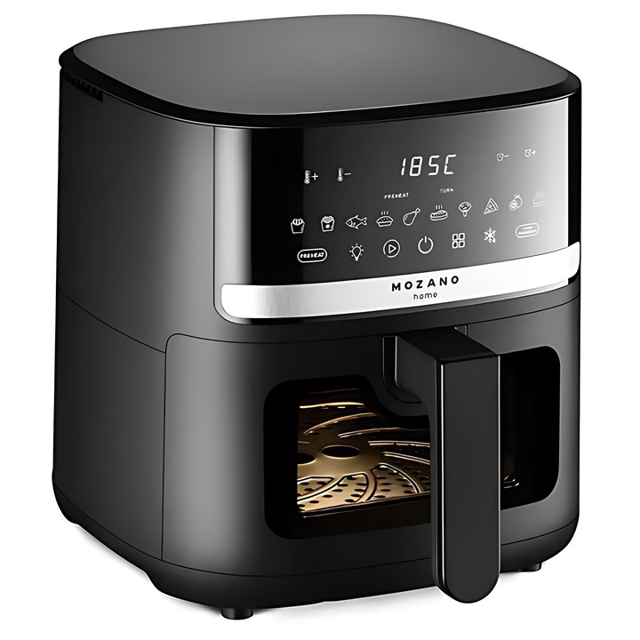Air Fryer MOZANO Slide 5L olajmentes fritőz ablakkal 1500 W