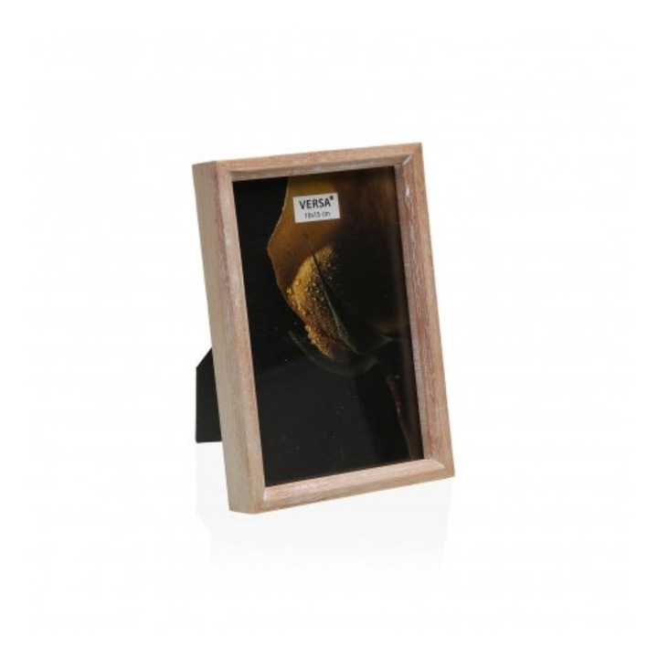Rame foto clasice, VERSA, portafotos de lemn, 10x15cm