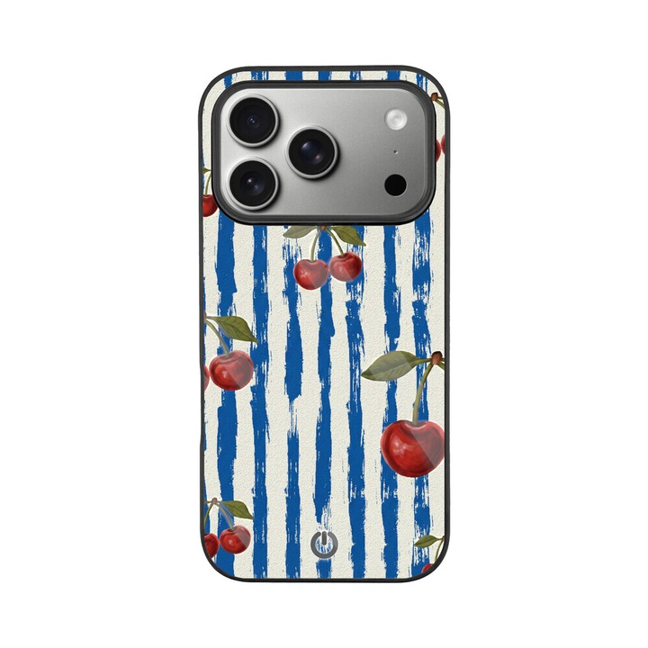 Husa Premium CENTO Cherry Riviera, compatibila cu Apple Iphone 17Pro