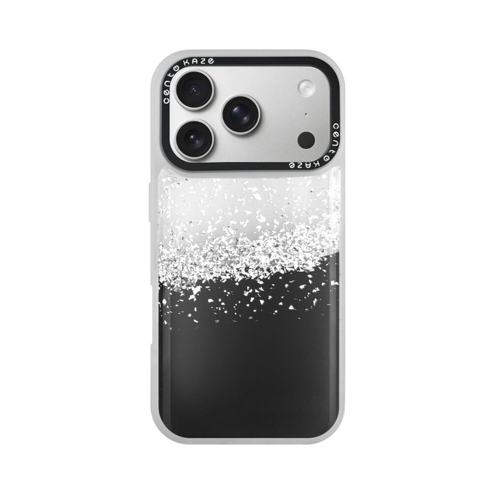 Husa Premium cu Rasina Epoxidica CENTO Muse compatibila cu Apple Iphone 17ProMax, Mystic, Anti zgarieturi, Rezistenta la Cadere 3m, cu margini ridicate pentru protectia ecranului si a camerei