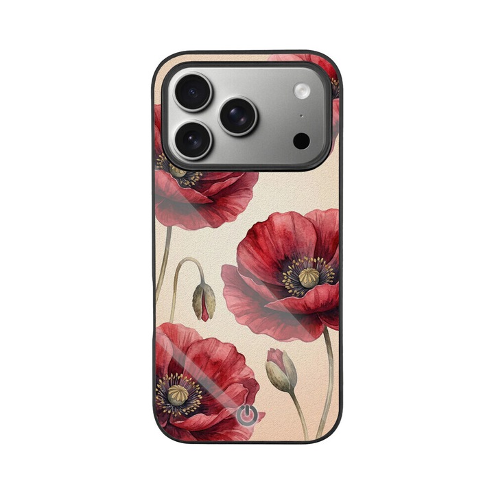 Husa Premium CENTO Velvet Bloom, compatibila cu Apple Iphone 17ProMax
