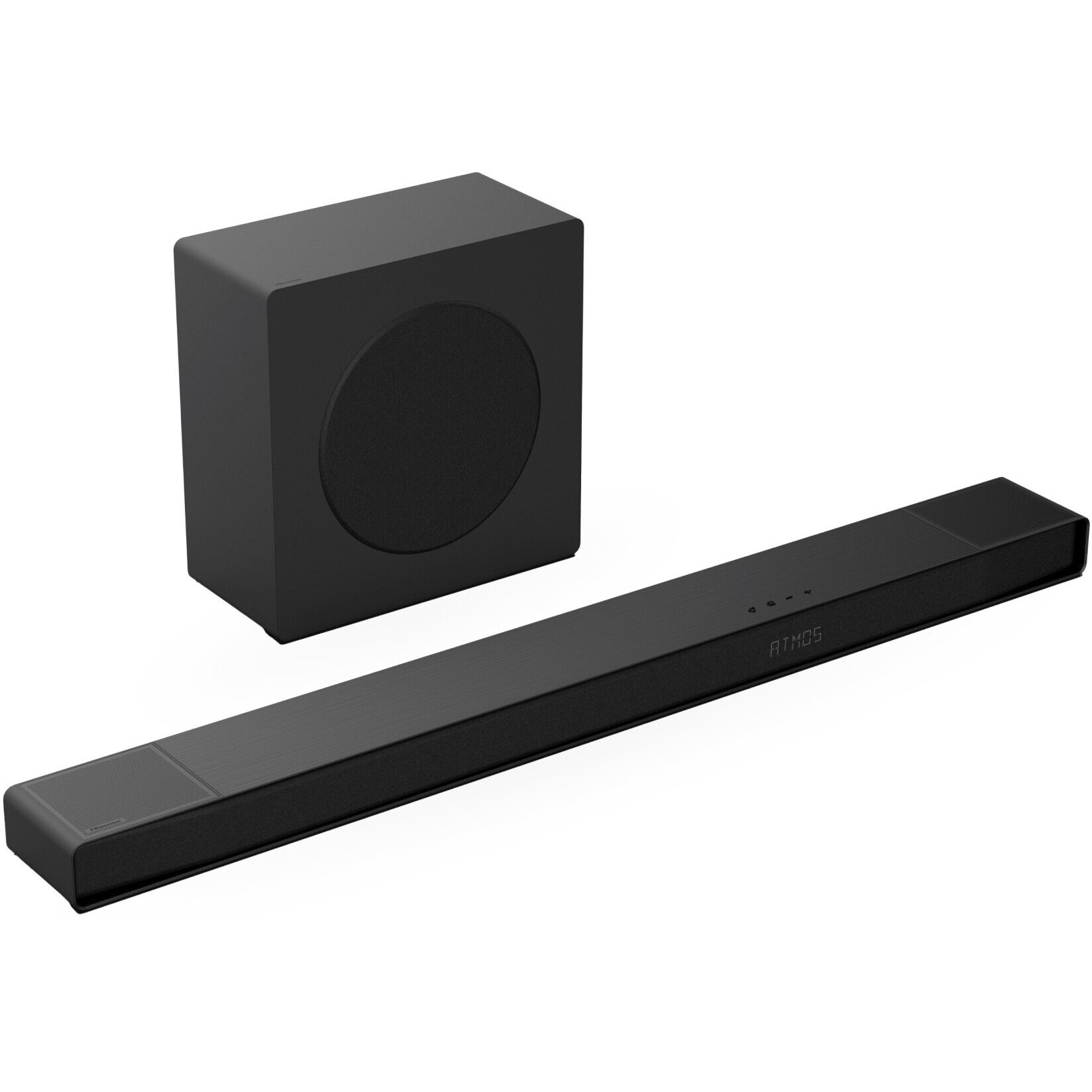 Soundbar HISENSE AX3120Q Czarny 3.1.2-kanałowy, Bezprzewodowy Subwoofer, HDMI eARC, BT, Dolby Atmos, DTS:X, Tryb AI EQ