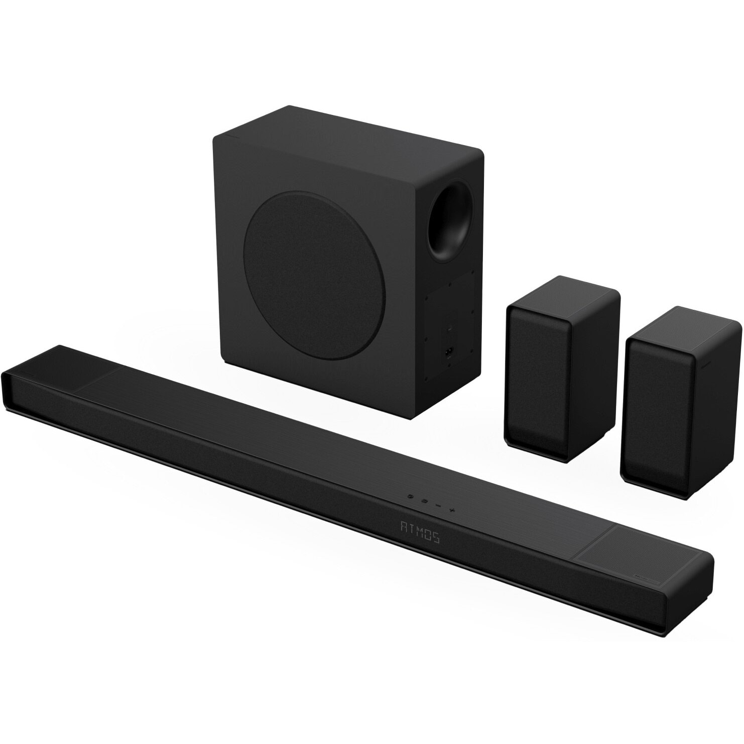 Soundbar Hisense AX5140Q 5.1.4-kanal, Subwoofer fără fir, HDMI eARC, BT, Negru