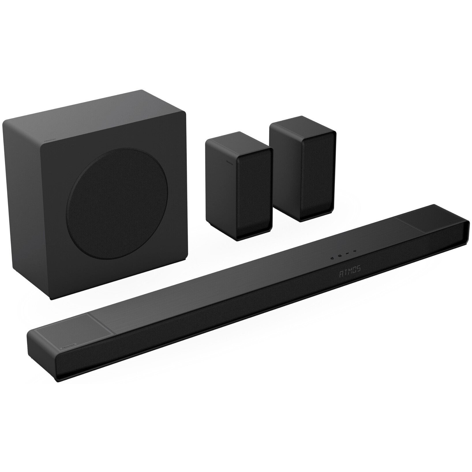 Soundbar Hisense AX5140Q 5.1.4-kanal, Subwoofer fără fir, HDMI eARC, BT, Negru