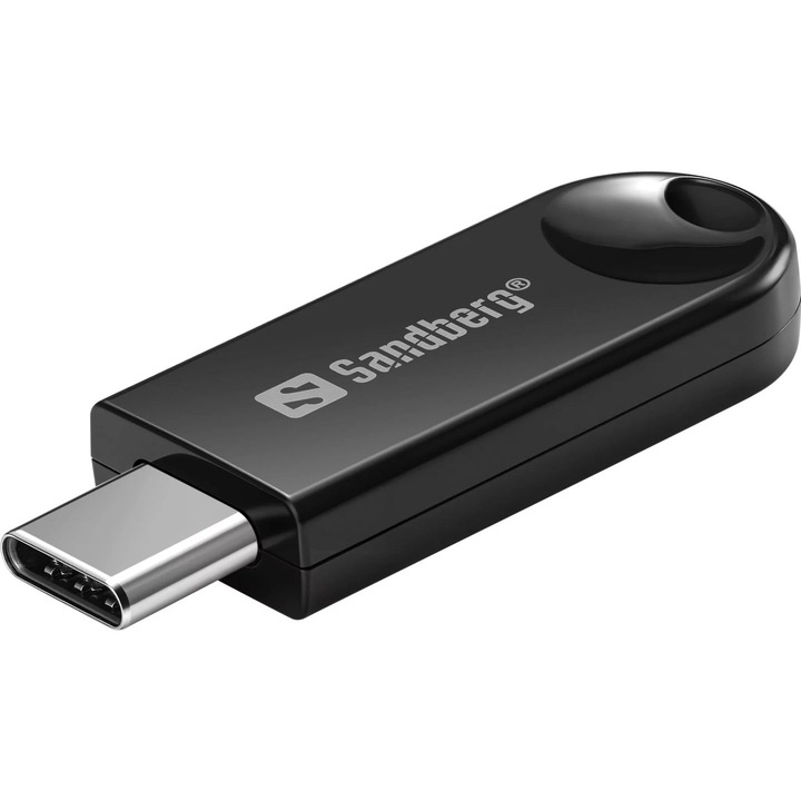 Adaptor wireless Sandberg USB-C BT 5.3, Bluetooth 5.3, 20m, USB 2.0