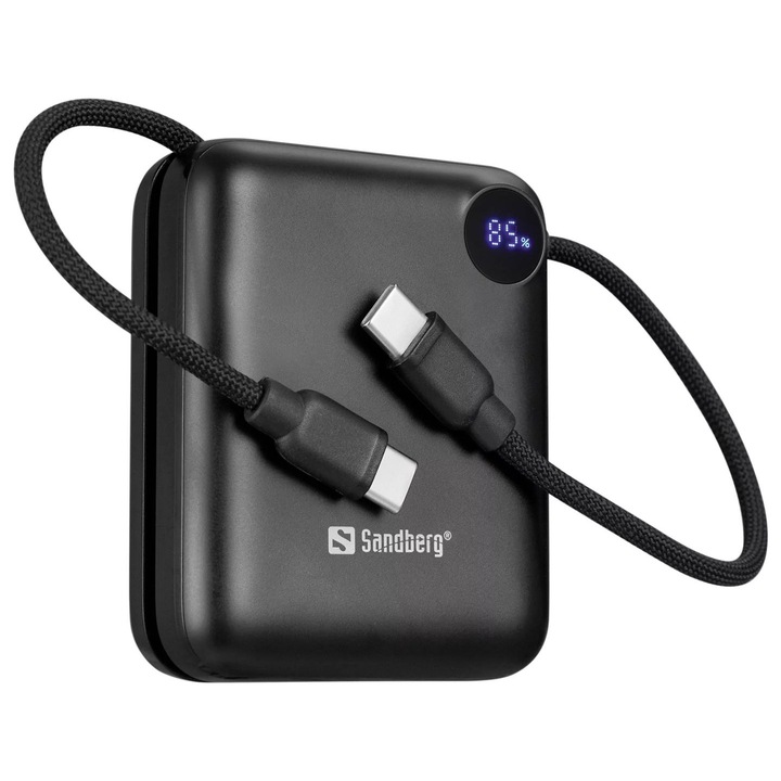 Sandberg PD20W 10000mAh Powerbank Black, 297235, Powerbank