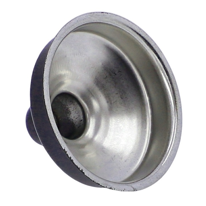 Palnie din inox, negru/argintiu, 37x9,5x23mm