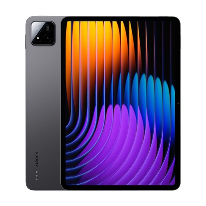 Tableta Xiaomi Pad 7, Procesor Snapdragon® 7+ Gen 3 Mobile Platform Octa-Core, Ecran LCD 144Hz 11.2", 8GB RAM, 128GB Flash, 13MP, Bluetooth, Wi-Fi, Xiaomi HyperOS 2, Android 15 + Stylus Pen Gri