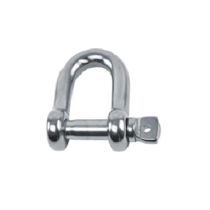 Set 2 x Bride Metalice Prindere Lant, cu Filet, 16 mm