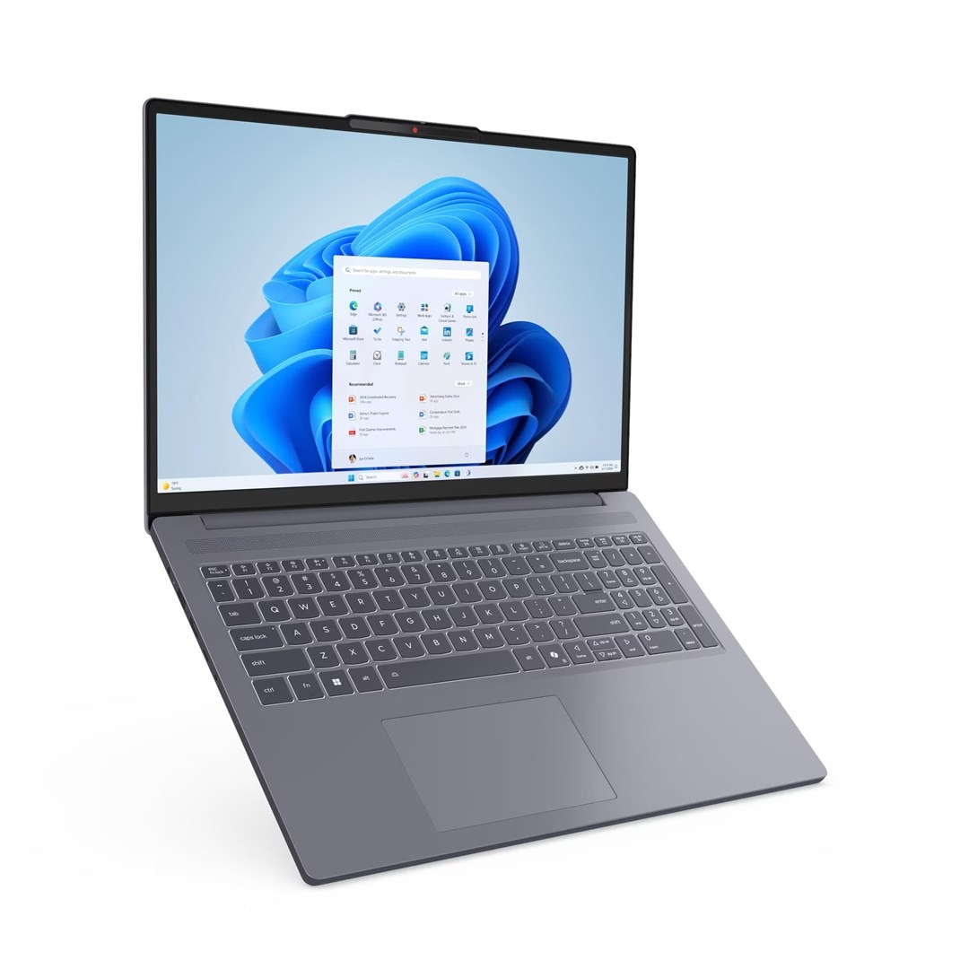 Laptop Lenovo IdeaPad Slim 3, 16" WUXGA, AMD Ryzen™ 5 7535HS pana la 4.55 GHz, 16 GB RAM DDR5 4800, 1 TB SSD, AMD Radeon, Windows 11 Home, Luna Grey 1 TB
