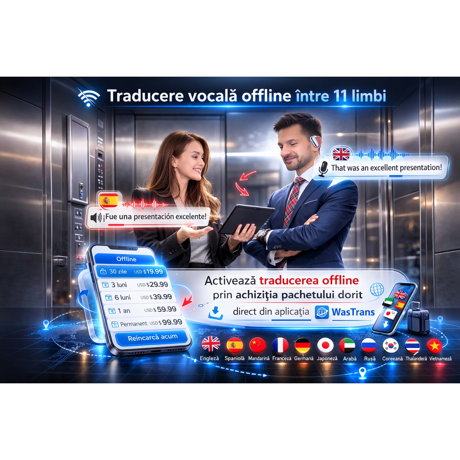 Casti Ai Casti cu Traducere in Timp Real, Translator F56, Traducere Vocala, Foto ...