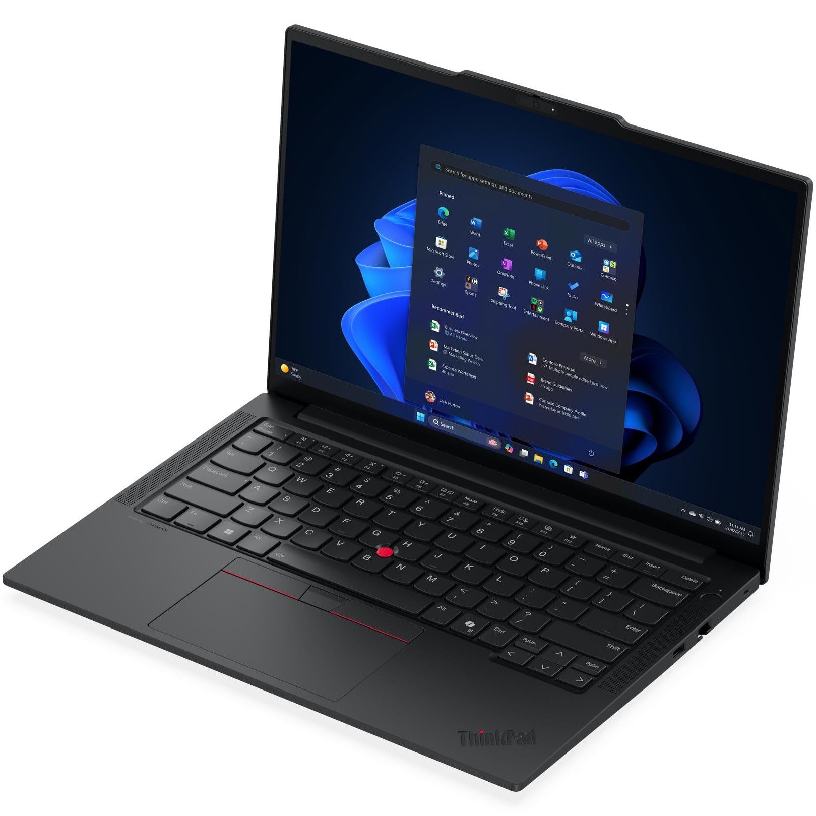 Laptop Lenovo ThinkPad E14 Gen 7 cu procesor AMD Ryzen™ 7 250 pana
