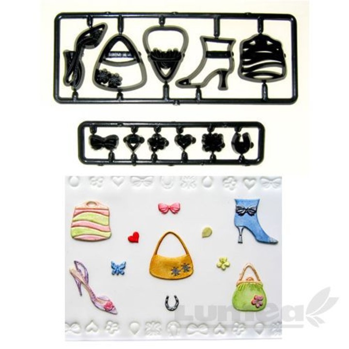 Set 11 forme prajituri, multicolor, Patchwork Cutters