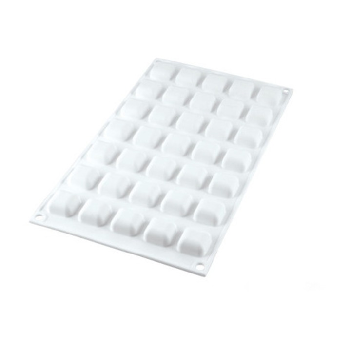 Forma silicon, Silikomart, MICRO GEM5, 5 compartimente, alb, 23x23x13mm