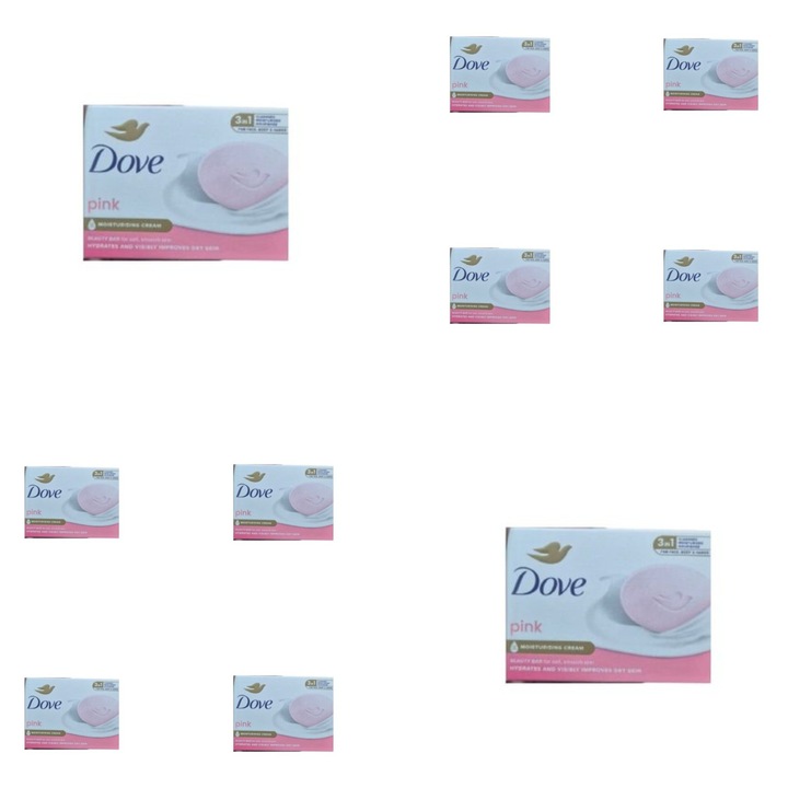 Set 10 X Sapun solid Pink pentru pielea uscata, 90 gr