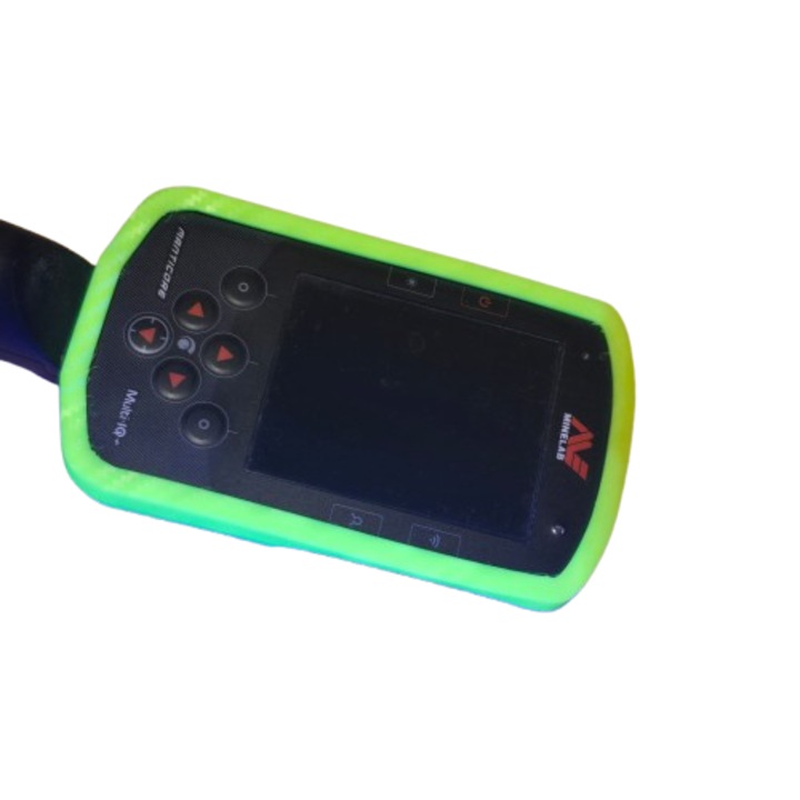 Protectie ecran detector de metale Minelab Manticore, TPU, Verde Neon, pentru teren dificil