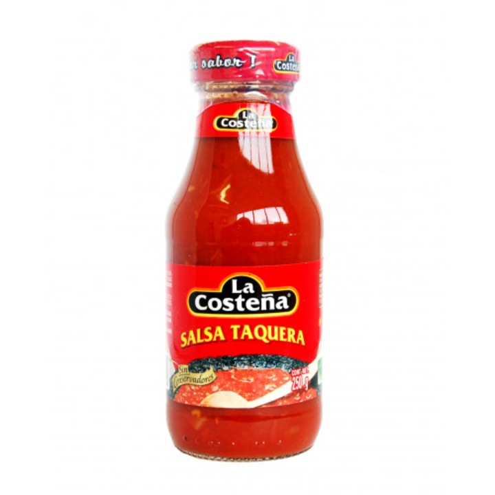 Salsa Taquera, La Costena, 250g, picanta, cu rosii si ardei De Arbol