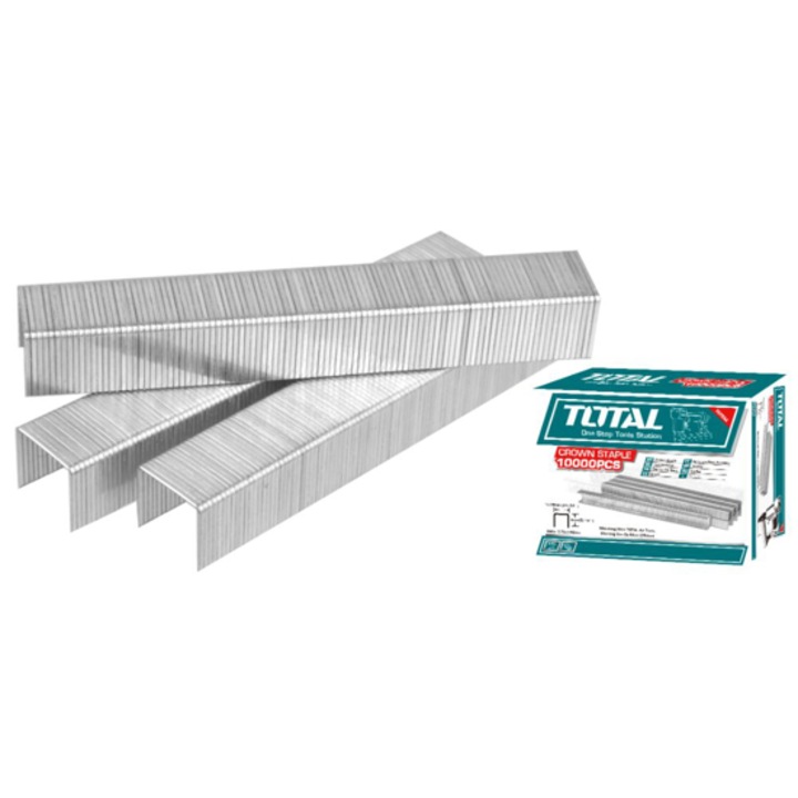 Capse TOTAL GA20, otel galvanizat, 13 mm, set 5000 bucati