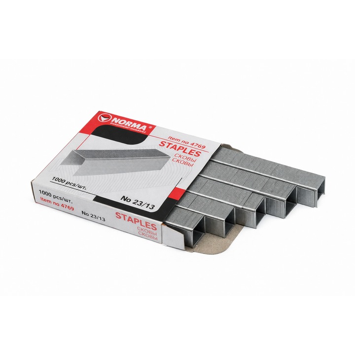 Капси за телбод Norma 23/13, метални, 1000 броя