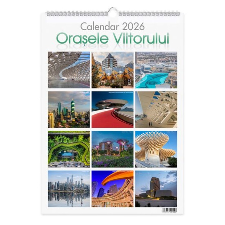 Calendar perete 2026 Orasele Viitorului