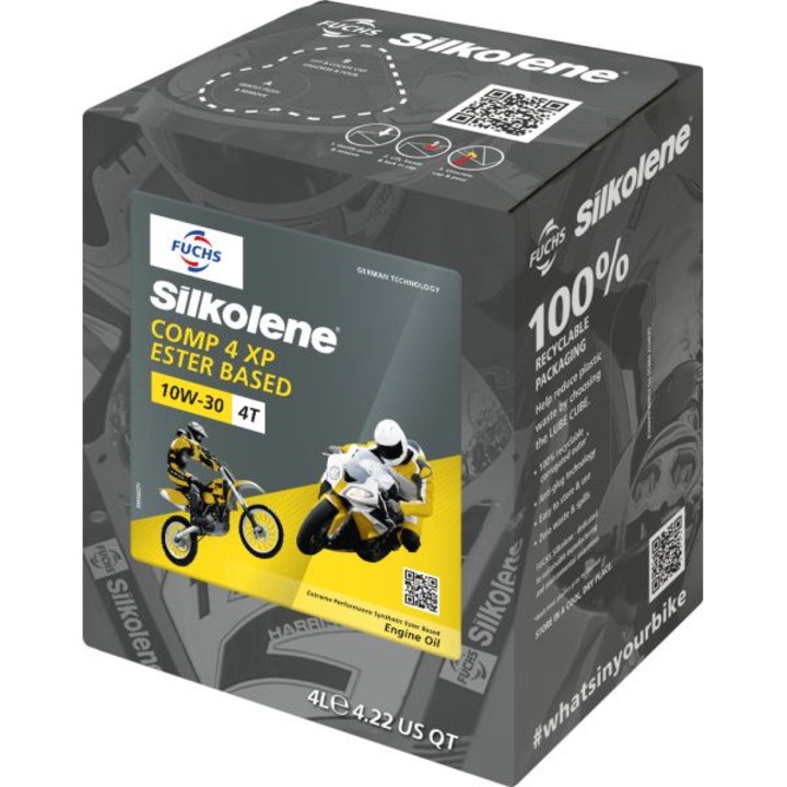 Ulei motor semisintetic SILKOLENE COMP 4 10W30, 4L, performanță ridicată, protecție superioară